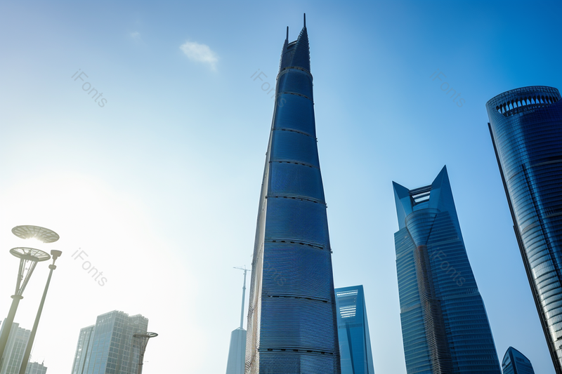 商务CBD简约的城市建筑摩天大楼摄影作品,高清,摄影图,摄影图片,图片大全,摄影图免费下载